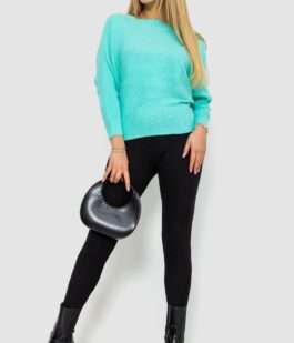 Кофта женская однотонная, цвет мятный, 244R2034