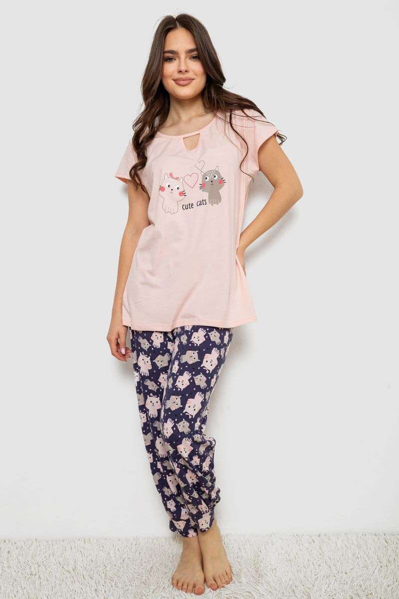 Пижама женская с принтом