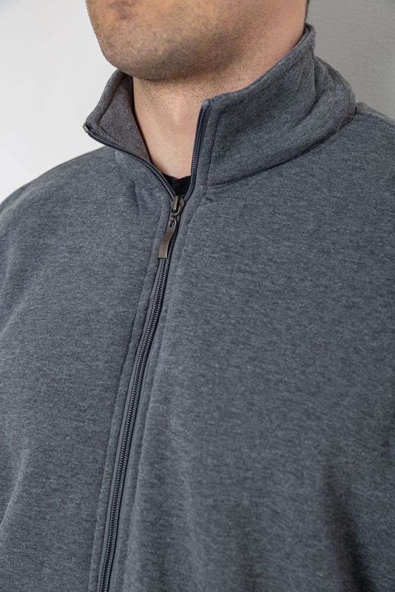 Спортивный костюм мужской на флисе, цвет серый, 244R981-LH — изображение 5