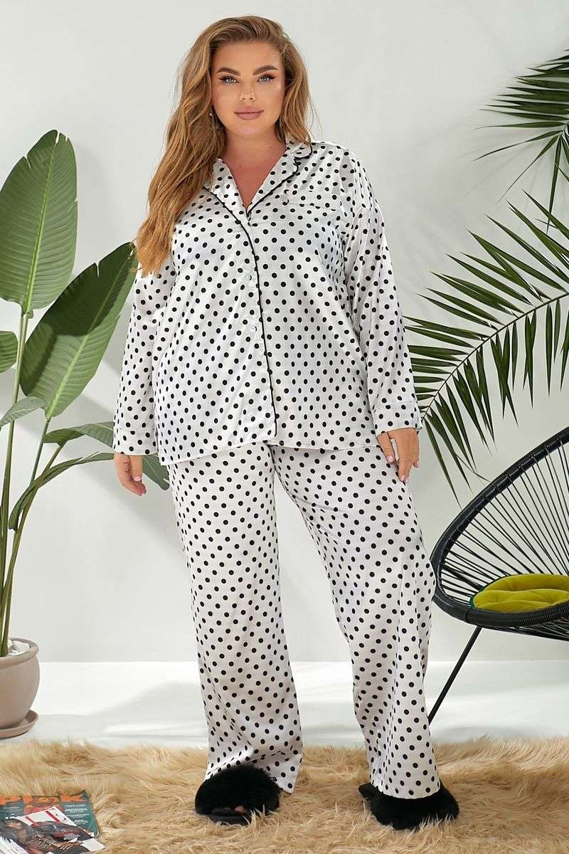 Пижама женская в горох