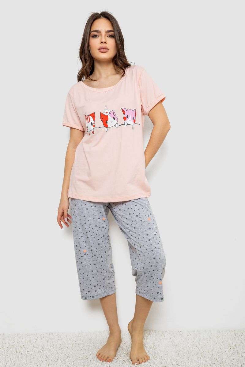 Пижама женская с принтом