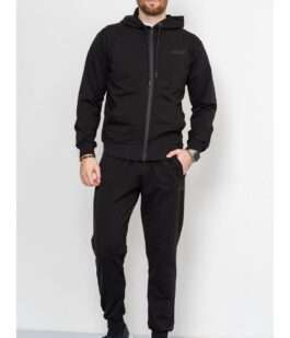 Спорт костюм мужской демисезонный, цвет черный, 223R005