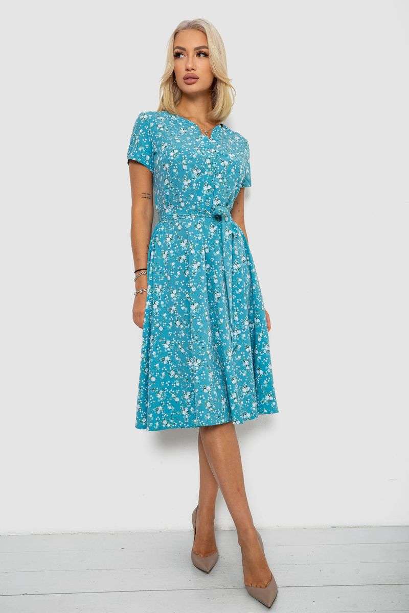 Платье софт с принтом