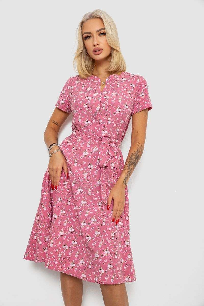 Платье софт с принтом