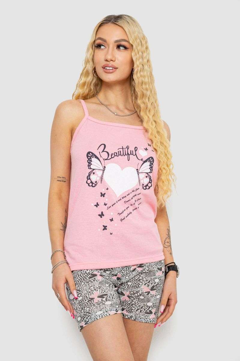 Пижама женская с принтом