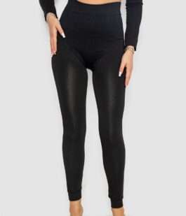 Лосини на меху, цвет черный, 139RA970