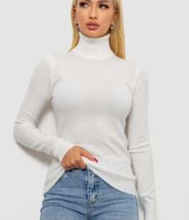 Гольф женский однотонный, цвет белый, 204R921