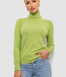 Гольф женский однотонный, цвет фисташковый, 204R921