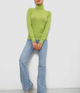 Гольф женский однотонный, цвет фисташковый, 204R921