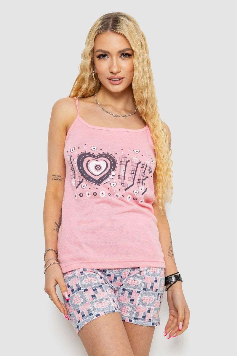 Пижама женская с принтом