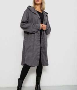 Кардиган женский с принтом, цвет серый, 257R233-2