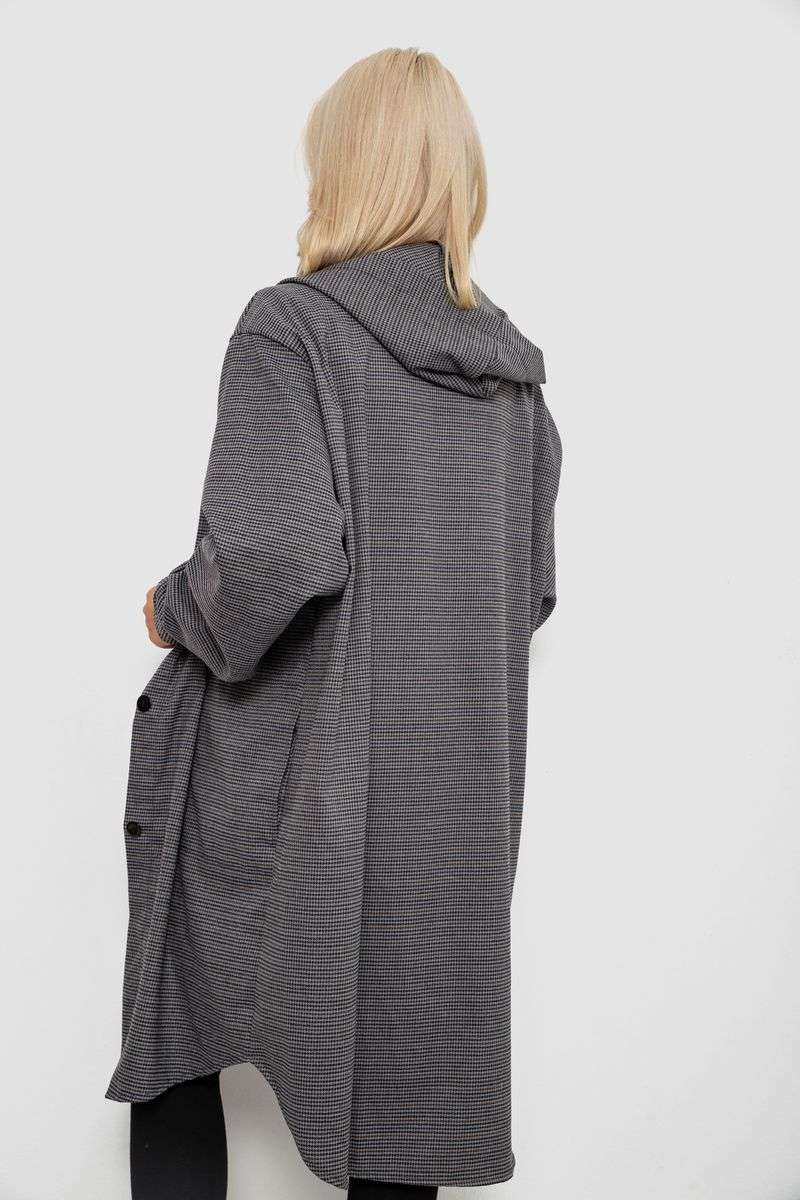 Кардиган женский с принтом, цвет серый, 257R233-2 — изображение 4