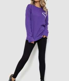Свитшот женский, цвет фиолетовый, 238R57170
