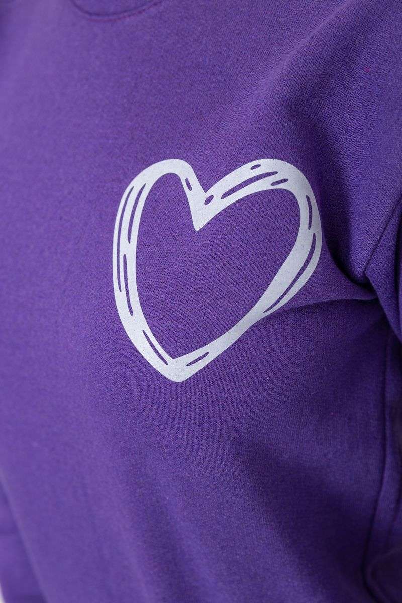 Свитшот женский, цвет фиолетовый, 238R57170 — изображение 5