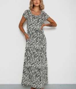 Платье жатка, цвет молочный, 102R5262