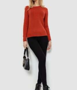 Свитер женский, цвет терракотовый, 244R003