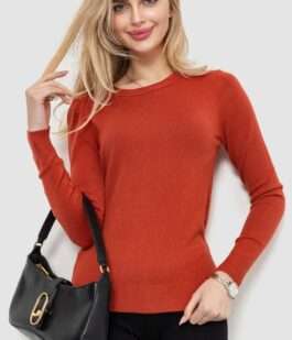 Свитер женский, цвет терракотовый, 244R003