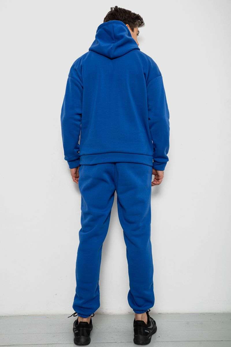 Спортивный костюм мужской на флисе, цвет электрик, 238R029 — изображение 4