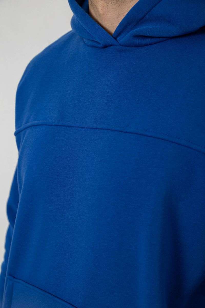 Спортивный костюм мужской на флисе, цвет электрик, 238R029 — изображение 5