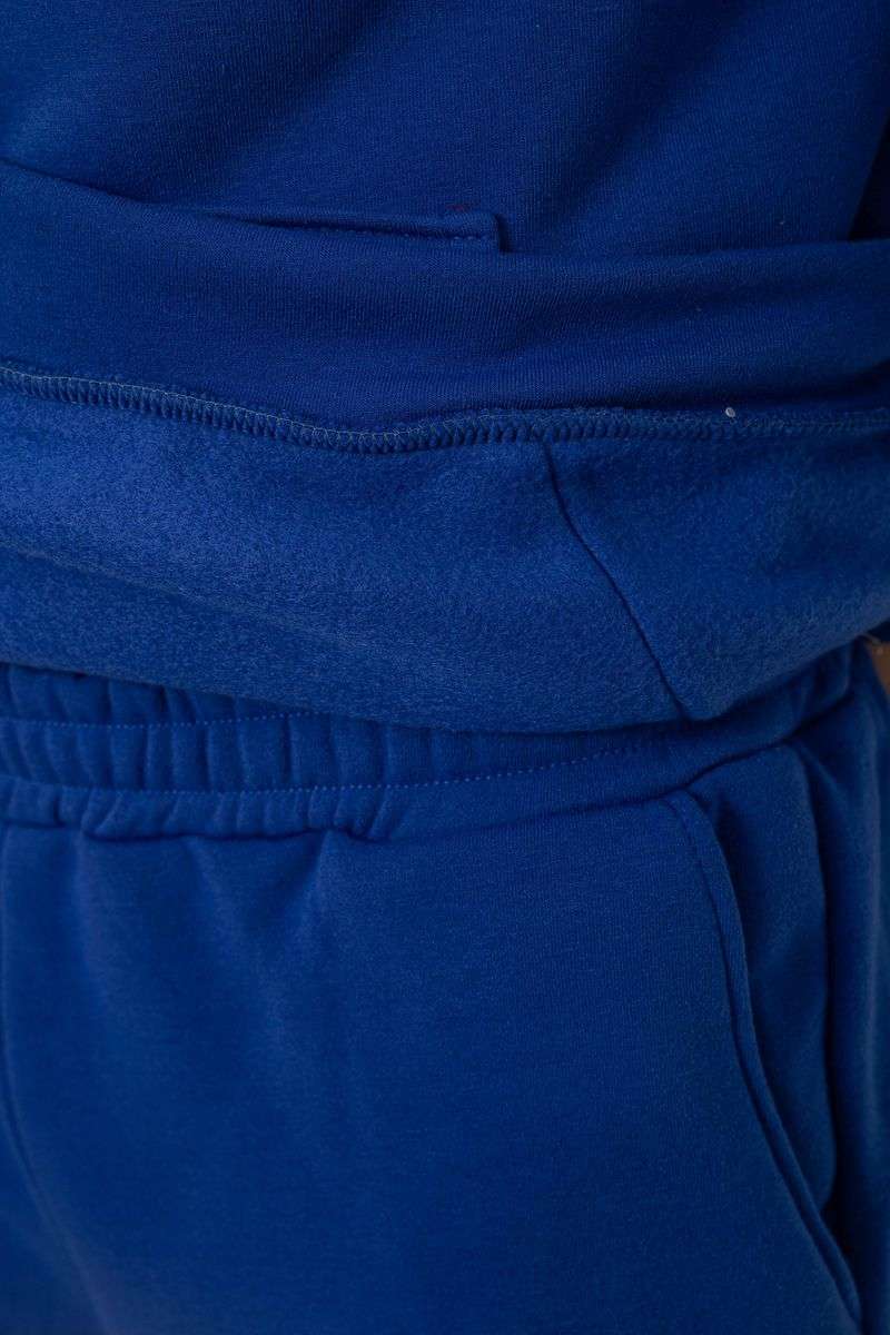 Спортивный костюм мужской на флисе, цвет синий, 238R029 — изображение 6