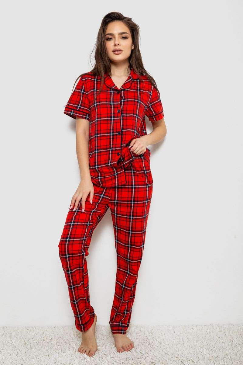 Пижама женская в клетку