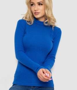 Гольф женский в рубчик, цвет электрик, 238R505