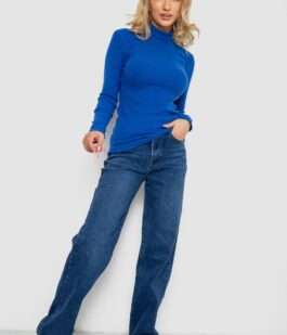 Гольф женский в рубчик, цвет электрик, 238R505