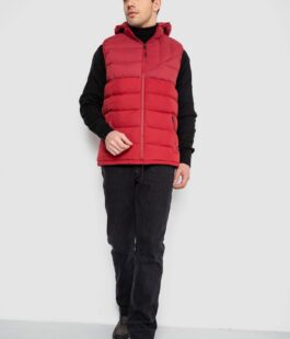 Жилет мужской демисезонный, цвет бордовый, 244RC666