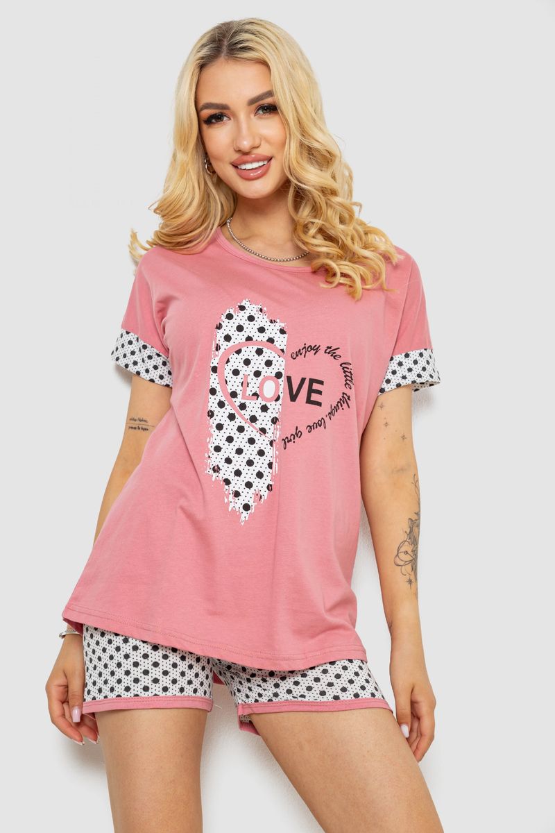 Пижама женская с принтом