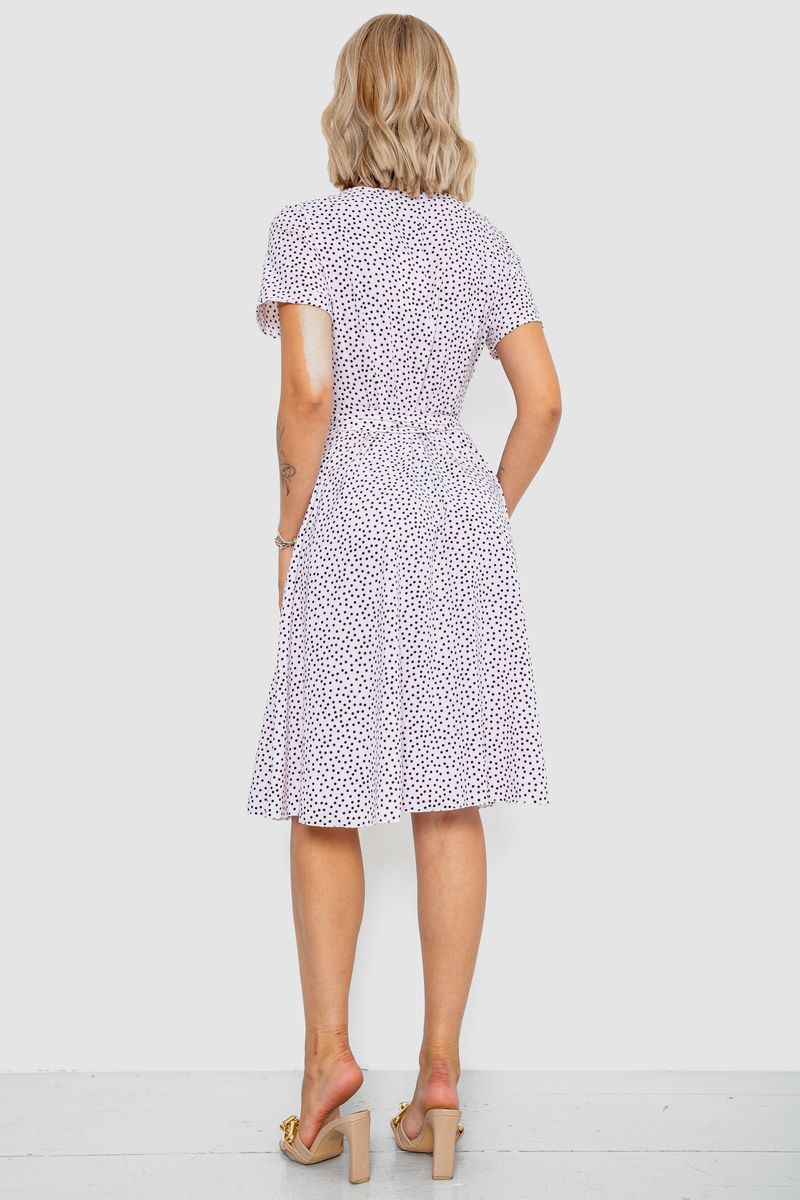 Сарафан в горох, цвет молочный, 241R167 — изображение 4
