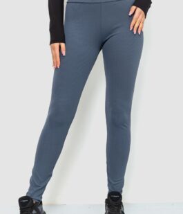 Лосины в рубчик, цвет темно-серый, 241R100