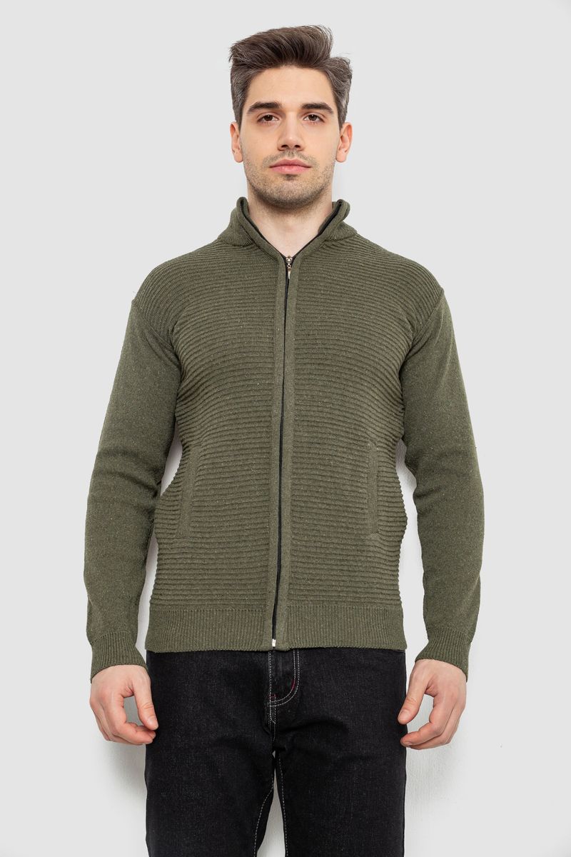 Кофта мужская на молнии с карманами