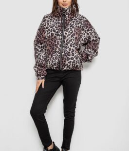 Куртка женская демисезонная, цвет леопардовый, 102R5273-1