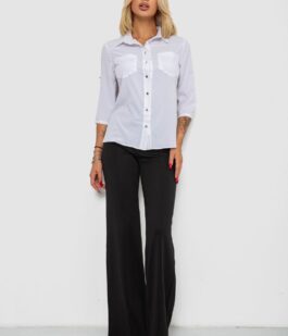 Блуза классическая, цвет белый, 230R72-1