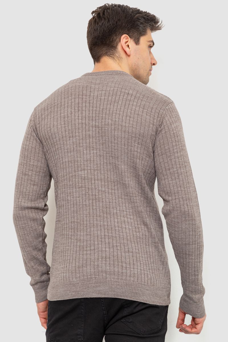 Свитер мужской, цвет мокко, 161R880 — изображение 4