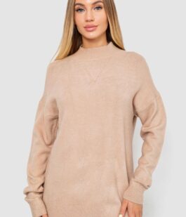 Свитер женский шерстяной, цвет бежевый, 244R0390