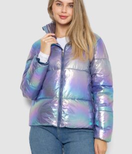 Куртка женская демисезонная плащевка, цвет разноцвет , 243R2022-2