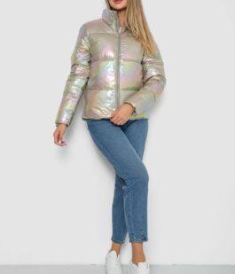 Куртка женская демисезонная плащевка, цвет бежевый, 243R2022-2