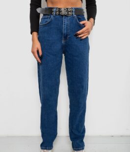 Джинсы женские MOM, цвет синий, 244R001123