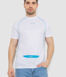 Футболка мужская с принтом, цвет белый, 244R0508