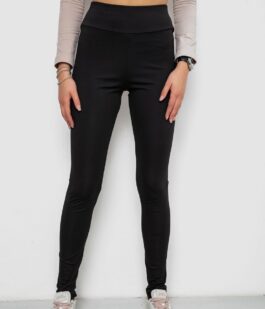 Лосины однотонные, цвет черный, 238R328