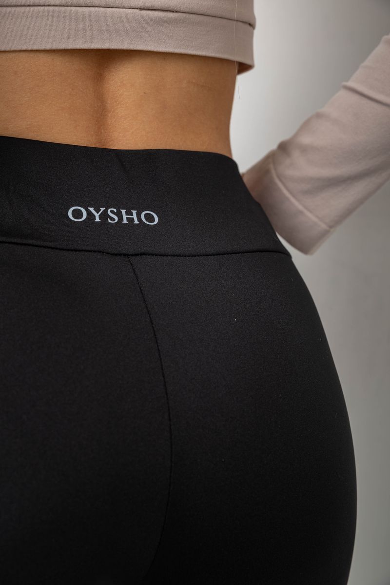 Лосины однотонные, цвет черный, 238R328 — изображение 5