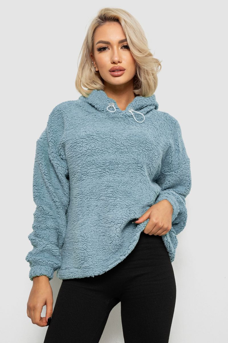 Худи женский однотонный с капюшоном