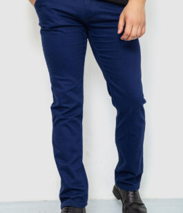 Брюки мужские стрейч, цвет синий, 244RF808