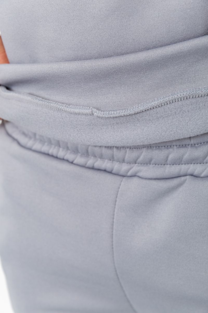 Спортивный костюм мужской на флисе, цвет светло-серый, 238R57046 — изображение 8