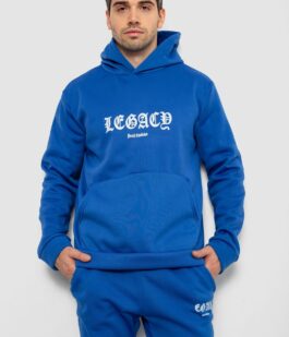 Спортивный костюм мужской на флисе, цвет электрик, 238R57046