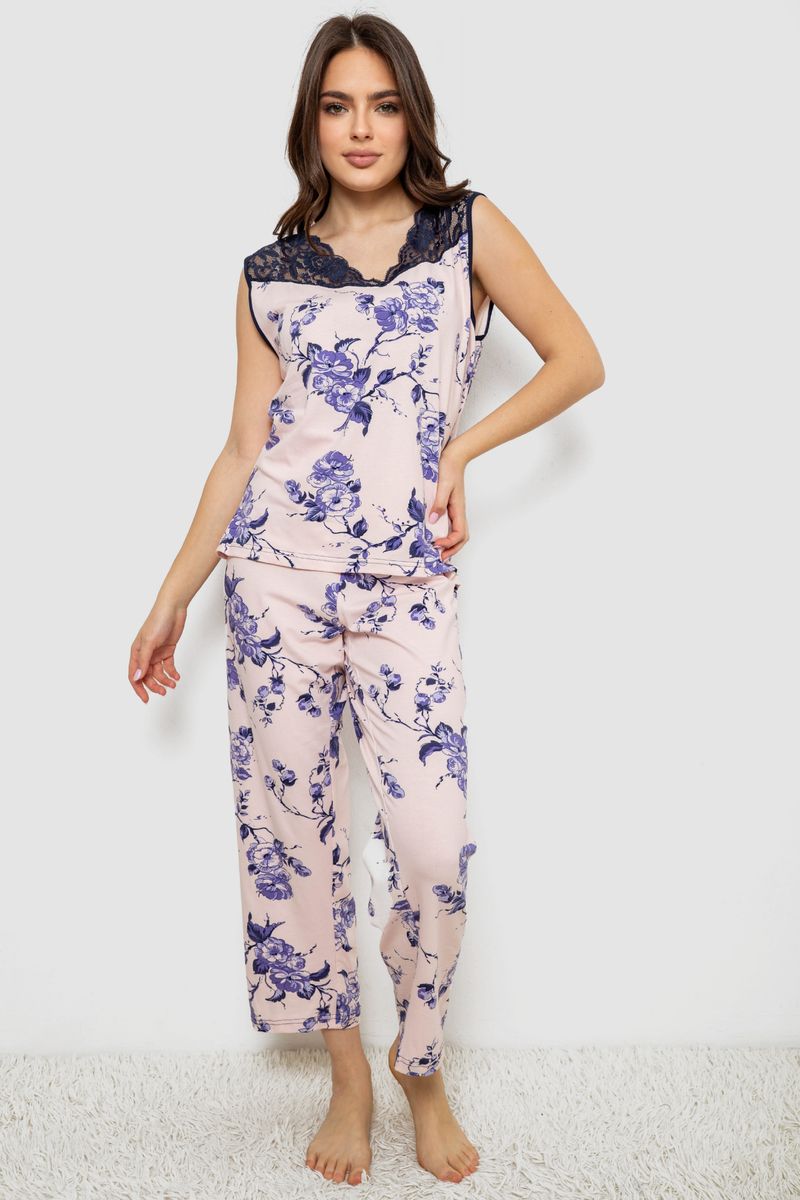 Пижама женская с принтом