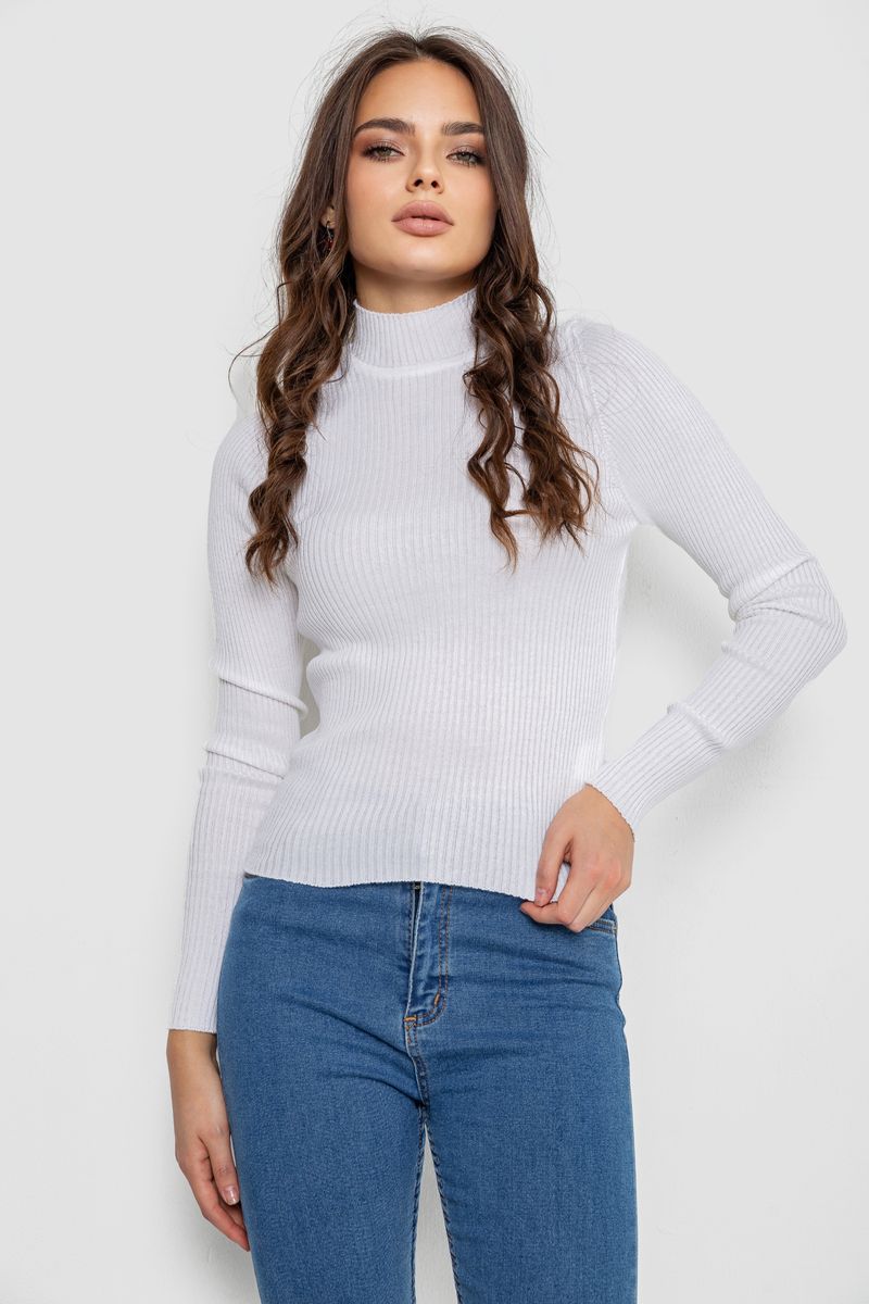 Водолазка женская в рубчик