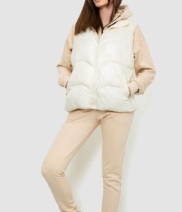 Жилет женский, цвет молочный, 244R7011