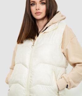 Жилет женский, цвет молочный, 244R7011